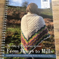 From Moors to Mills book contains essays on the evolution of wool in Yorkshire and 13 knitting patterns