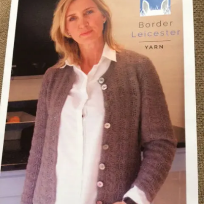 Kit to knit a lace jacket in foaming waves stitch. Order the yarn and the pattern is free.