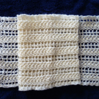 Lace scarf knitting kit, single skein, great value, rare breed yarn
