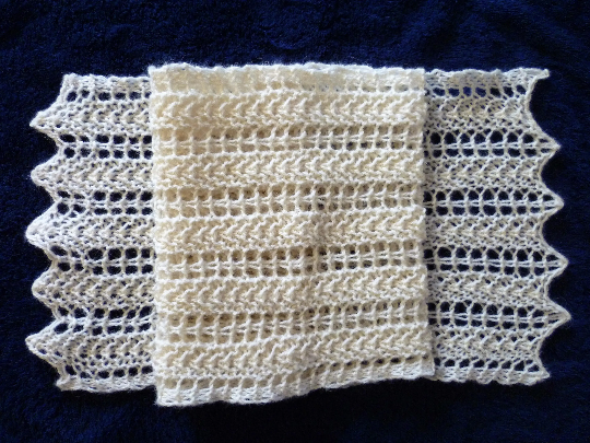 Lace scarf knitting kit, single skein, great value, rare breed yarn
