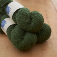 Dalby Forest leaf green 4ply yarn