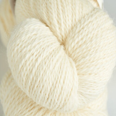 skein of DK yarn undyed sheep colour