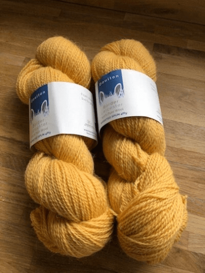 mustard yarn in clay bank